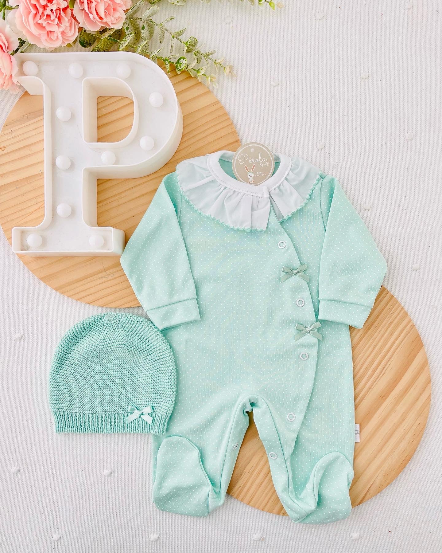 Babygrow pintinhas ALGODÃO