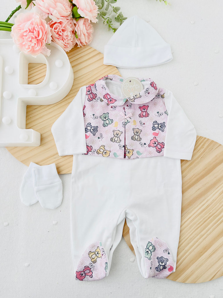 Babygrow algodão Ursinhos