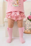 Conjunto Unicórnio Encantado Rosa – Camisola com Capuz e Tapa-Fraldas 6-36M