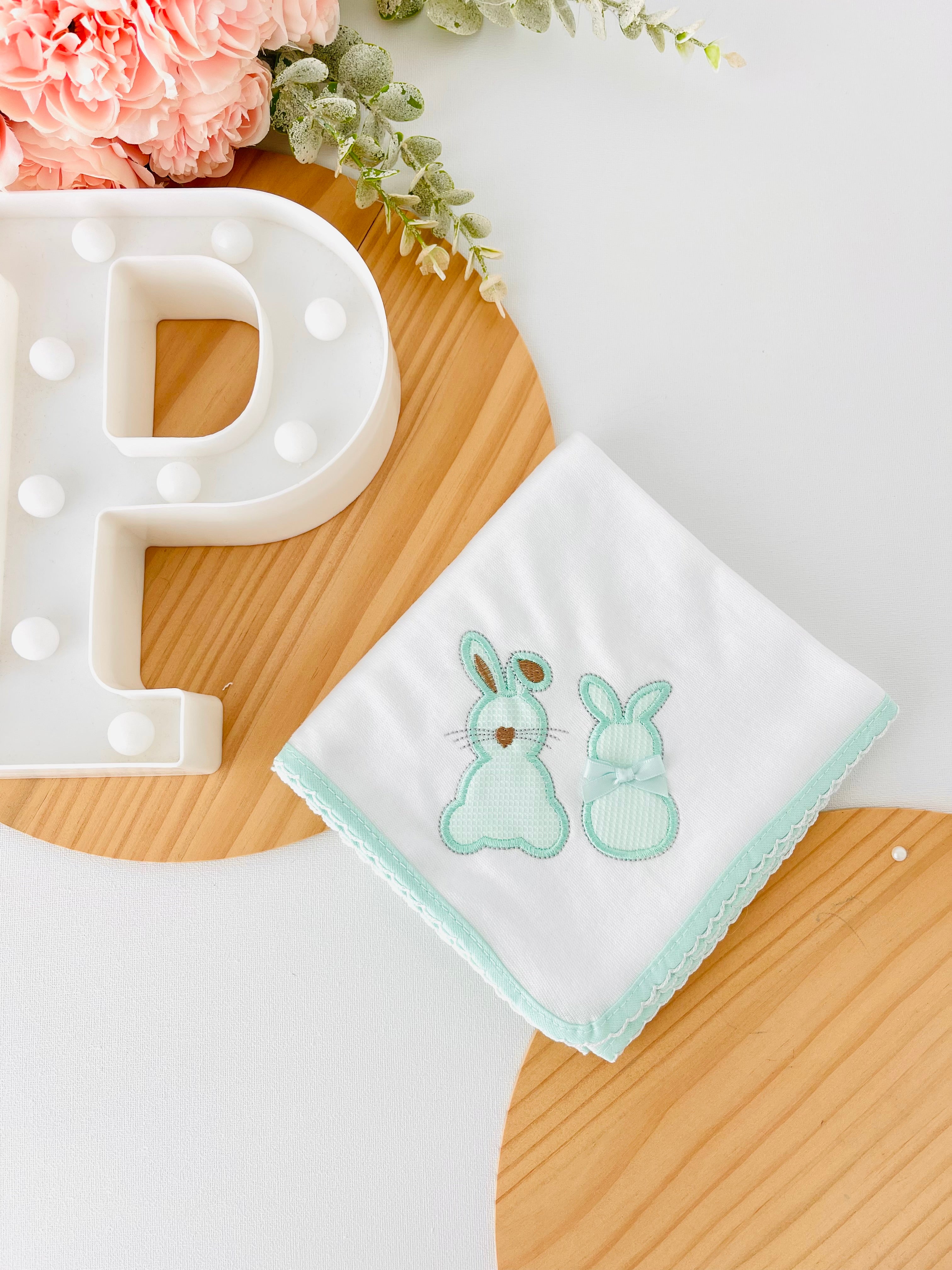 Fralda tema 2 coelhos