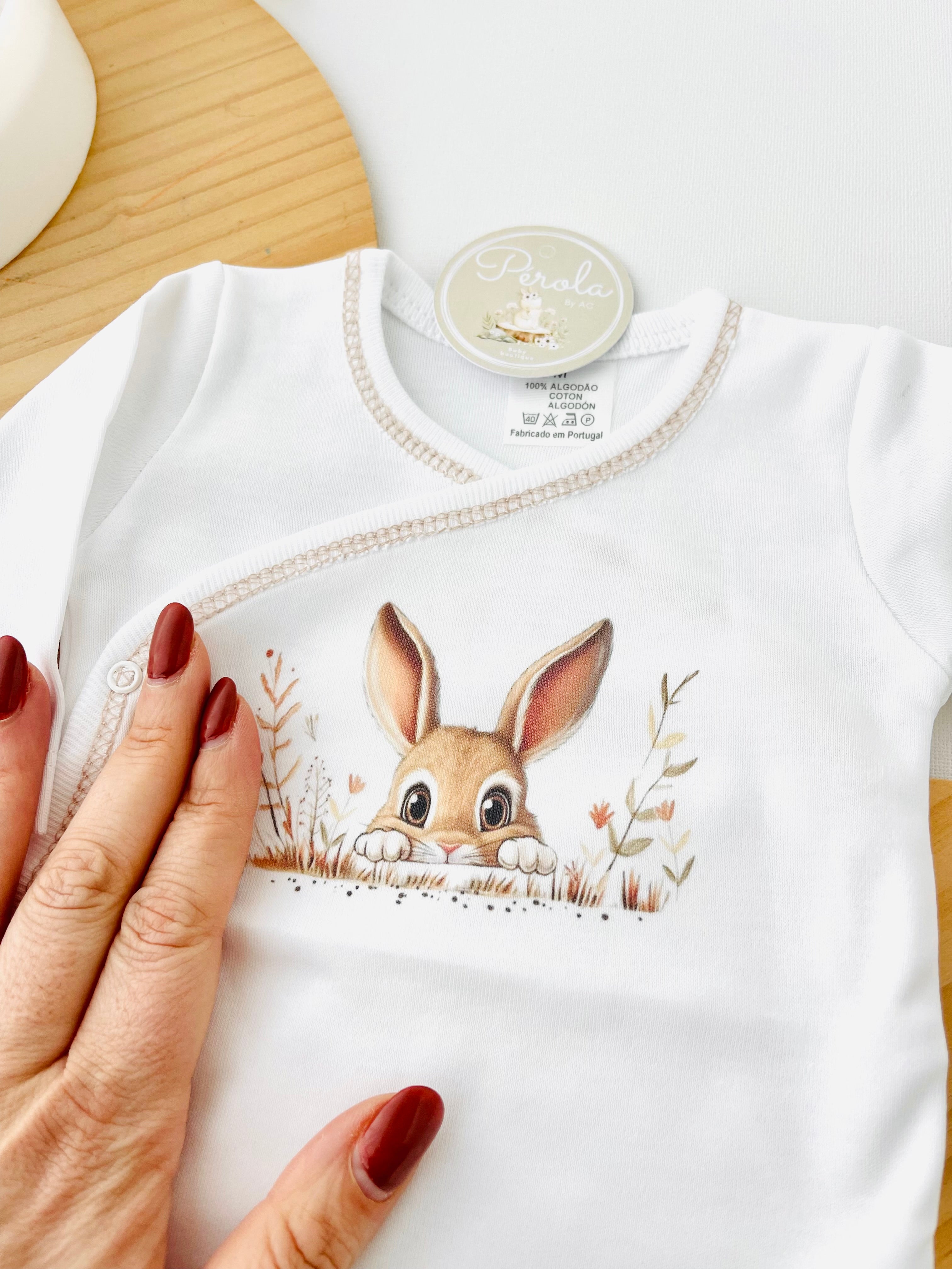 Body e calças tema Coelho 🐰