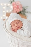 Conjunto Baby love: Babygrow e touca recém nascido
