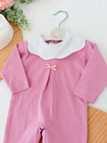 Babygrow gola flor em algodão