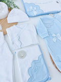 Conjunto primeira roupinha veludo-