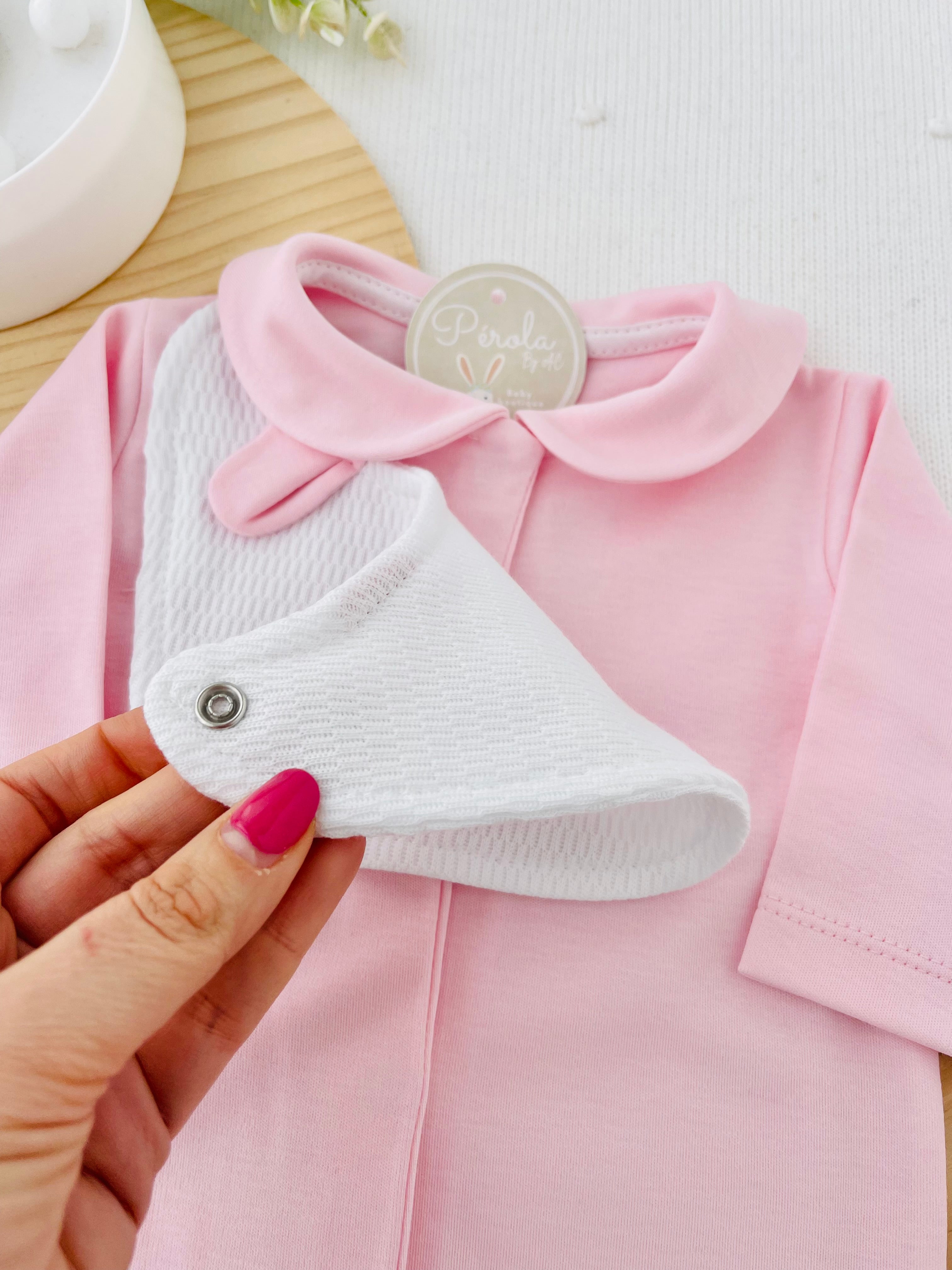 Babygrow e babete algodão