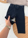 Conjunto menino lobo: camisola e calças de tecido