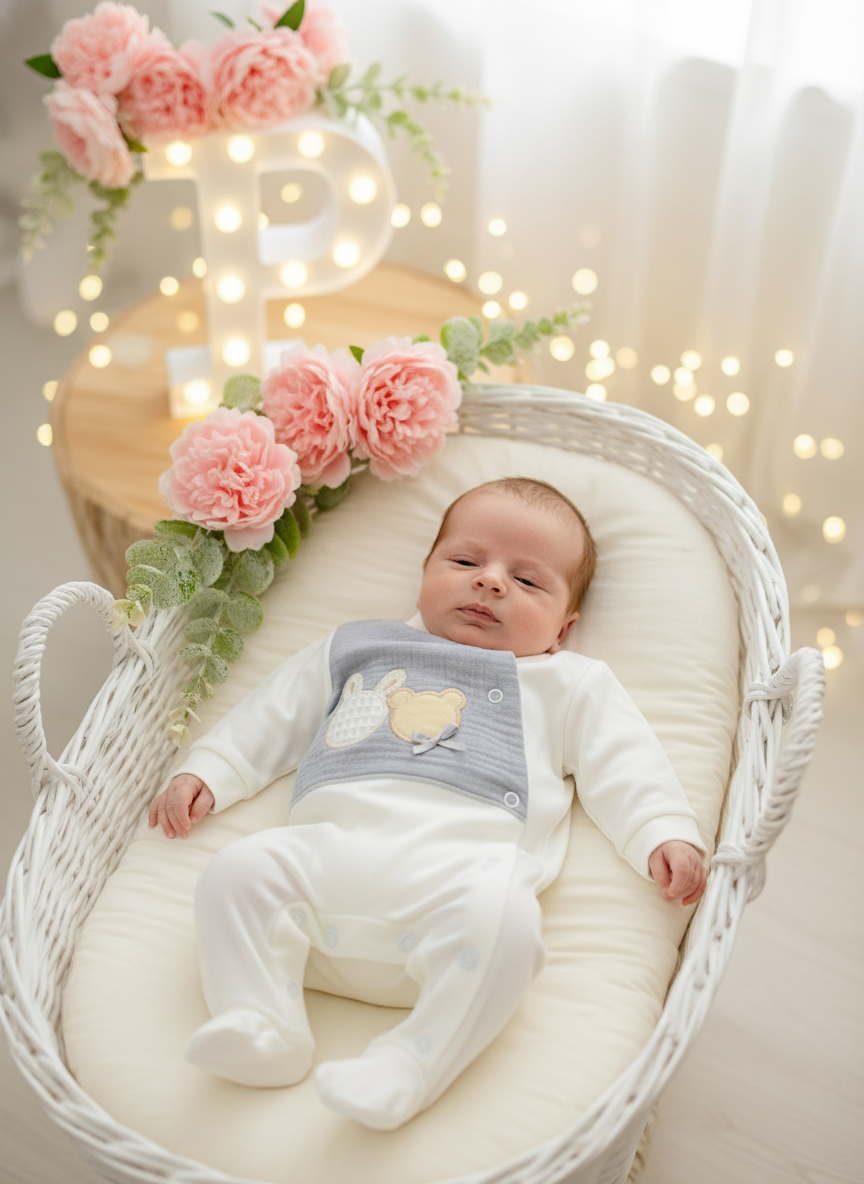 Babygrow unissexo algodão