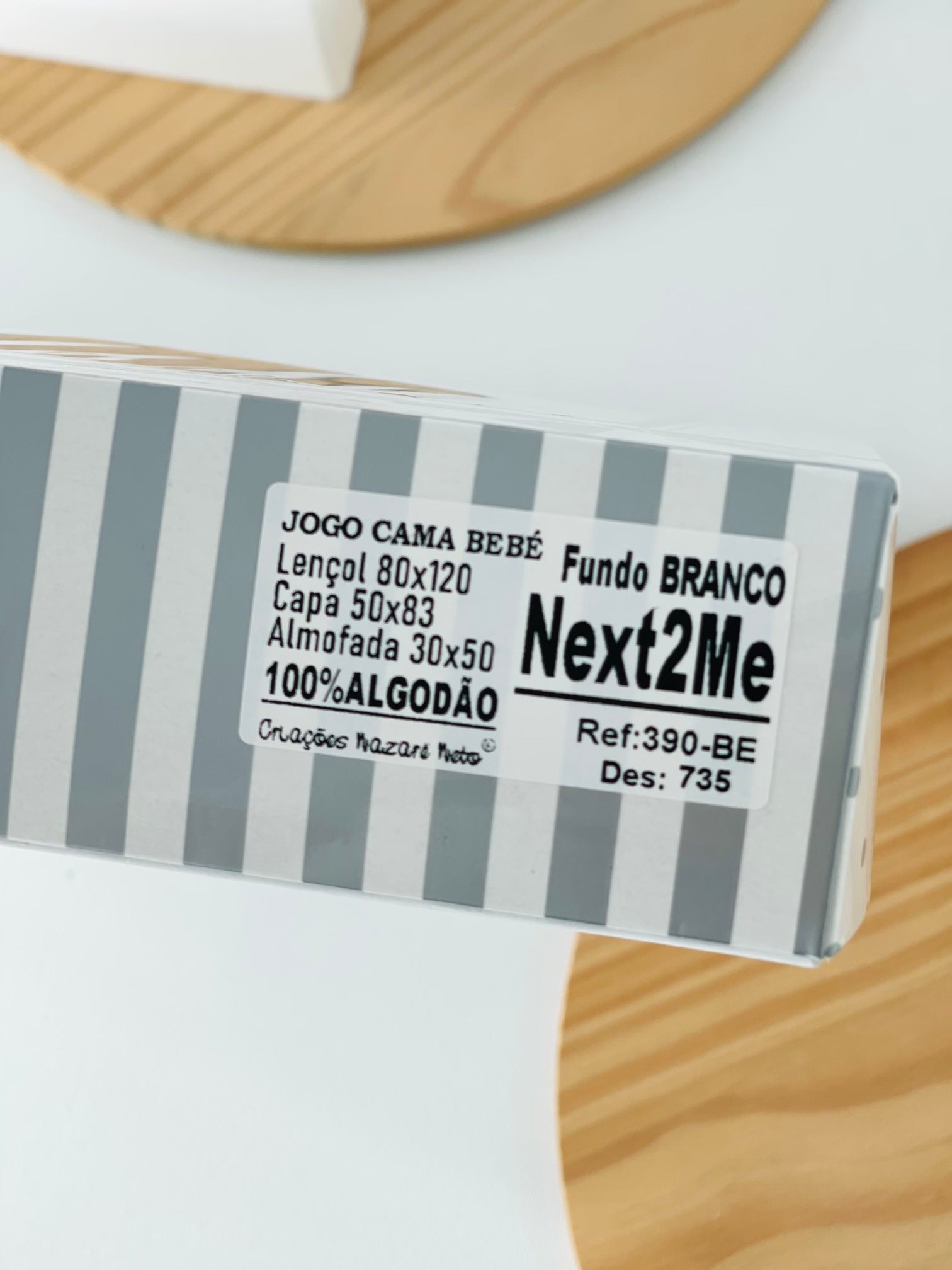 Lençóis algodão berços “next 2 me” coelhinhos