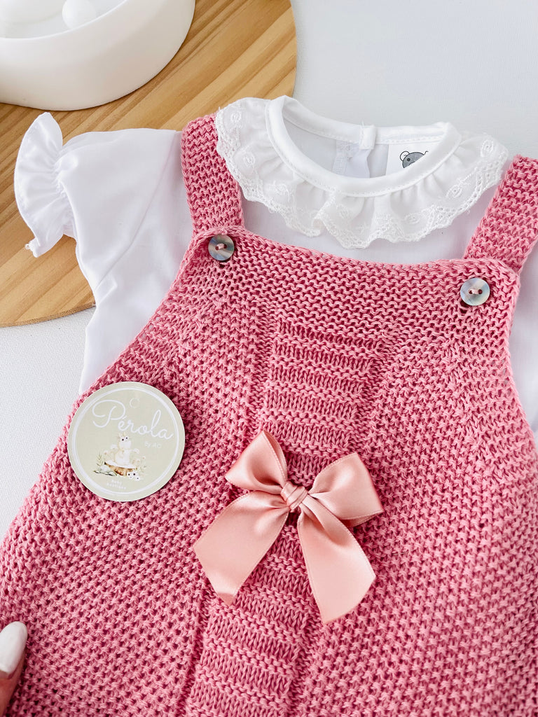 Fofo e blusa rosa velho