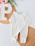 Babygrow Carinho pintinhas VELUDO golinha grande