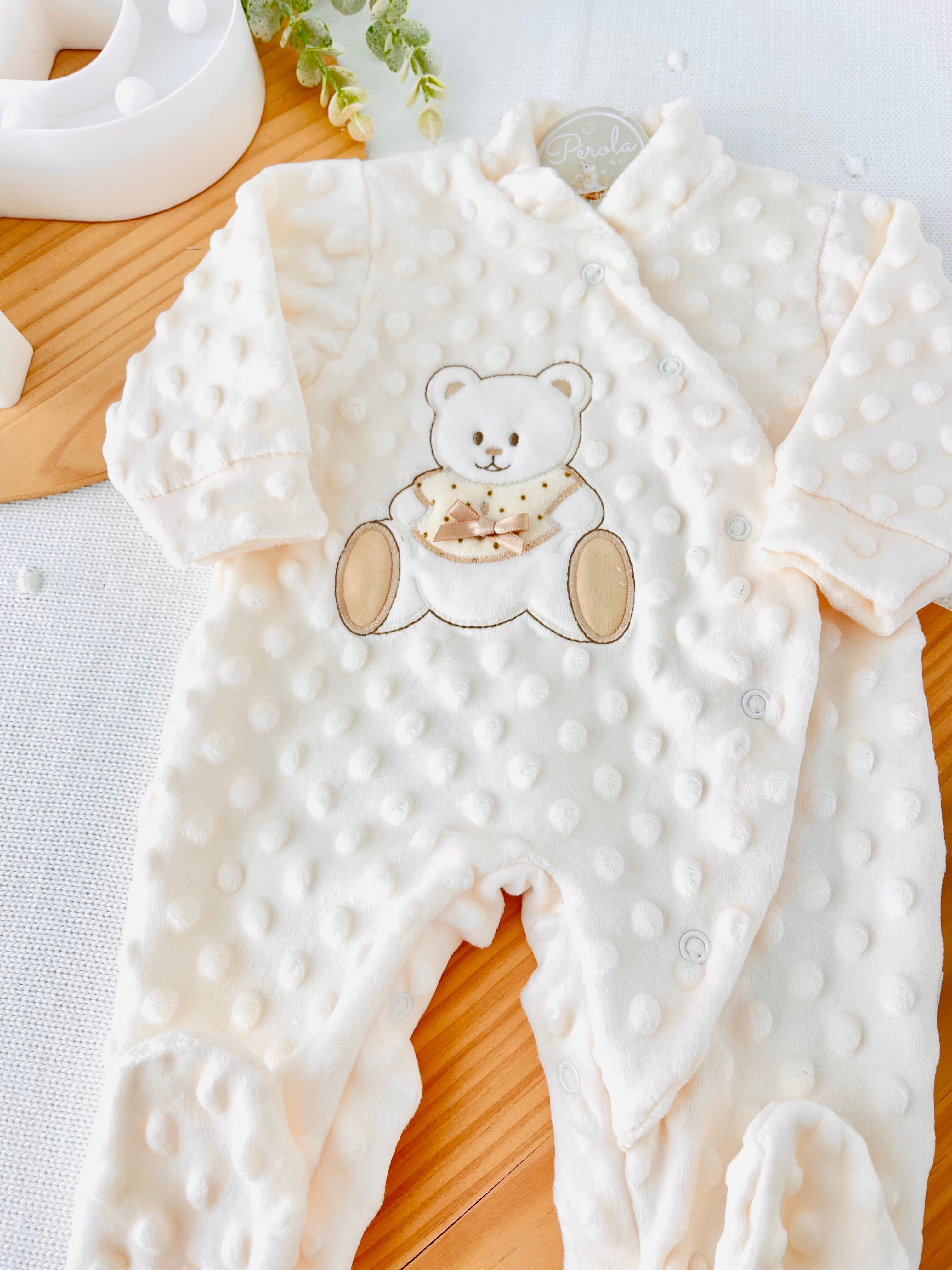 Babygrow tecido pipoca