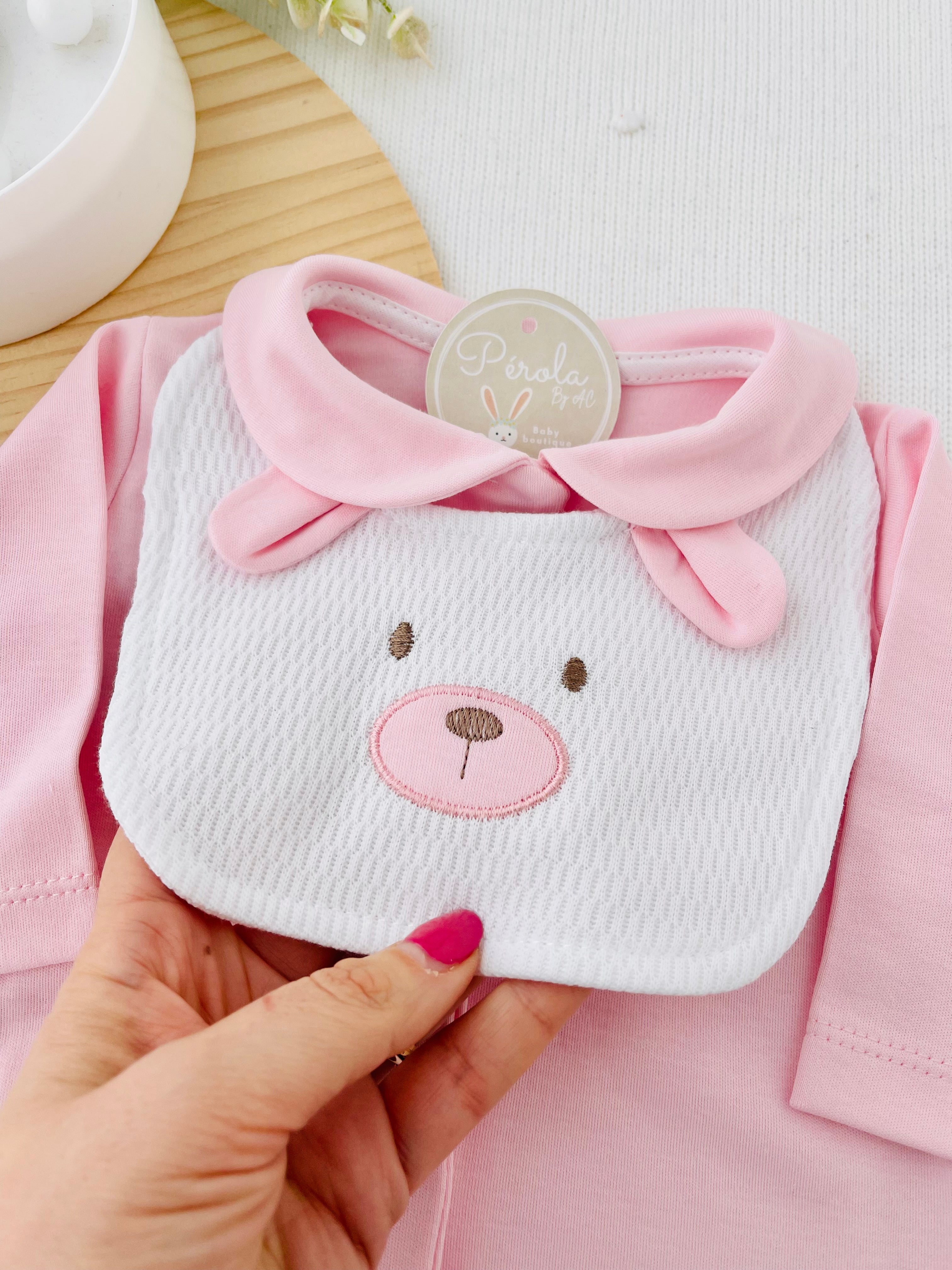 Babygrow e babete algodão