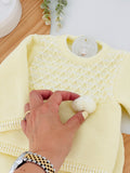 Conjunto malha Amarelo Outono/Inverno