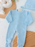 Babygrow e touca malha Outono Inverno