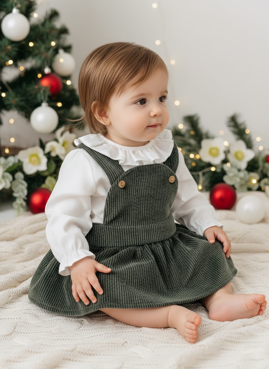 Conjunto verde: fofo e blusa
