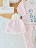 Conjunto girafa para recém nascido