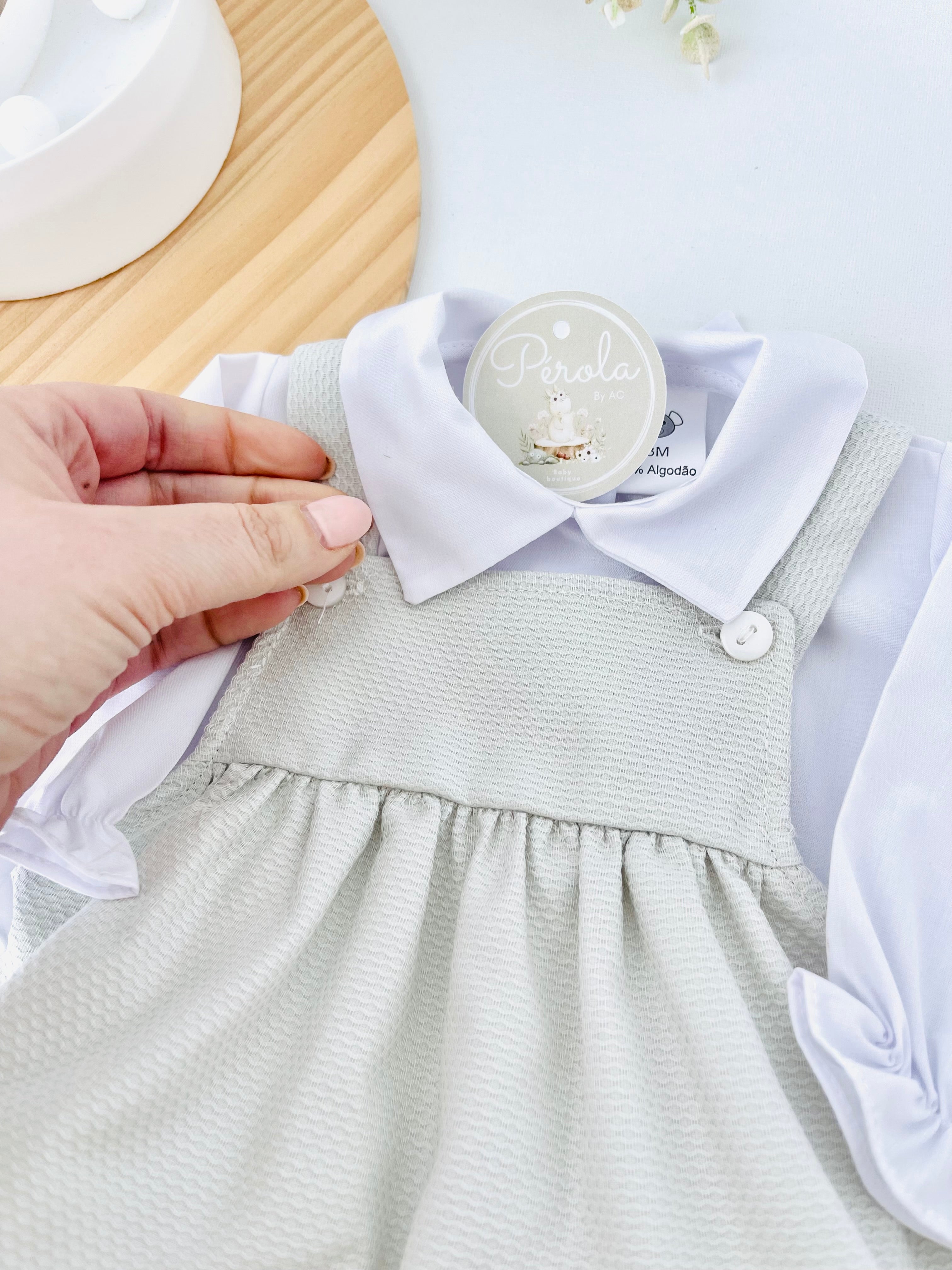 Conjunto: fofo e camisa