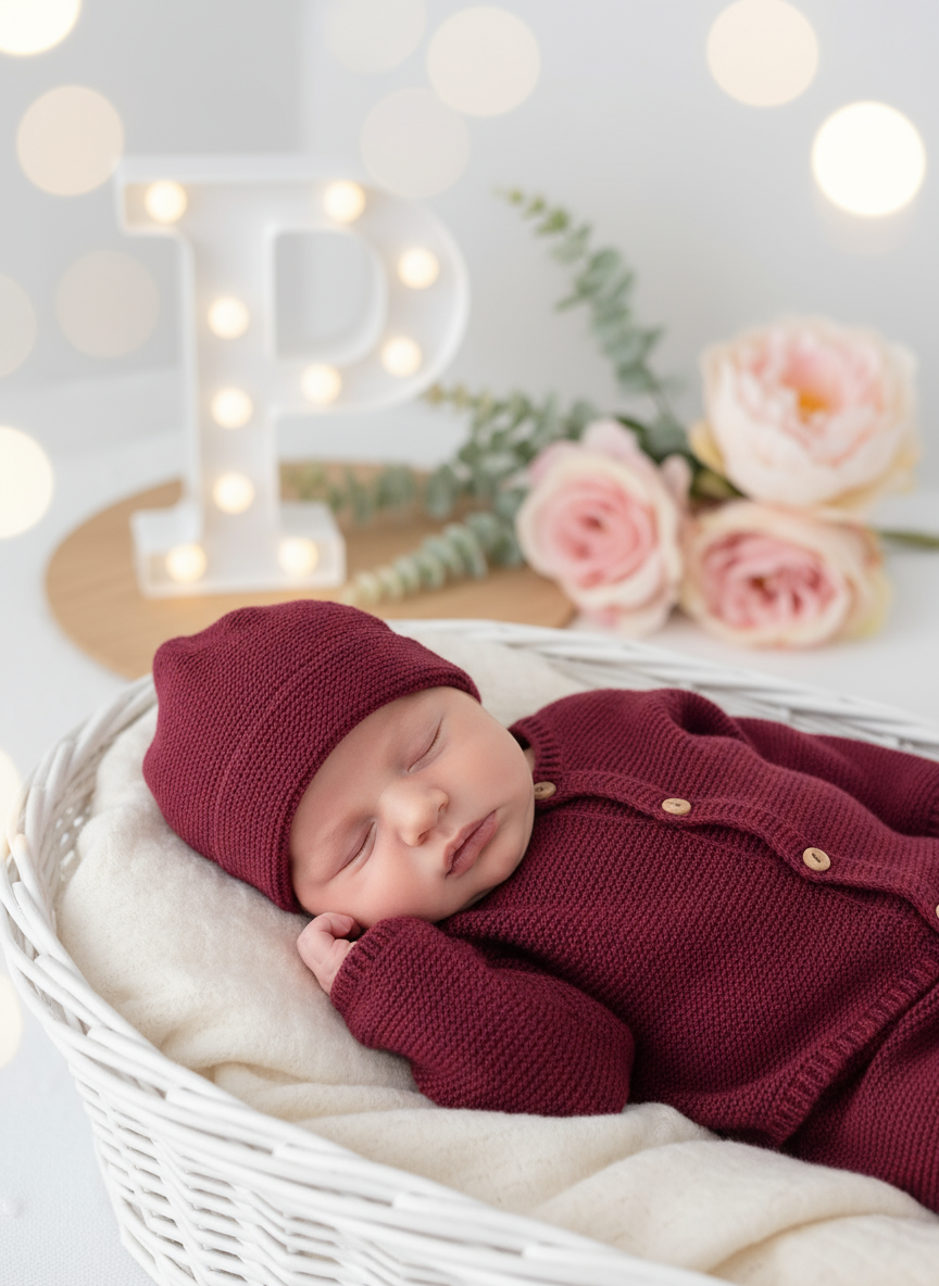 Conjunto em lã e cachemira