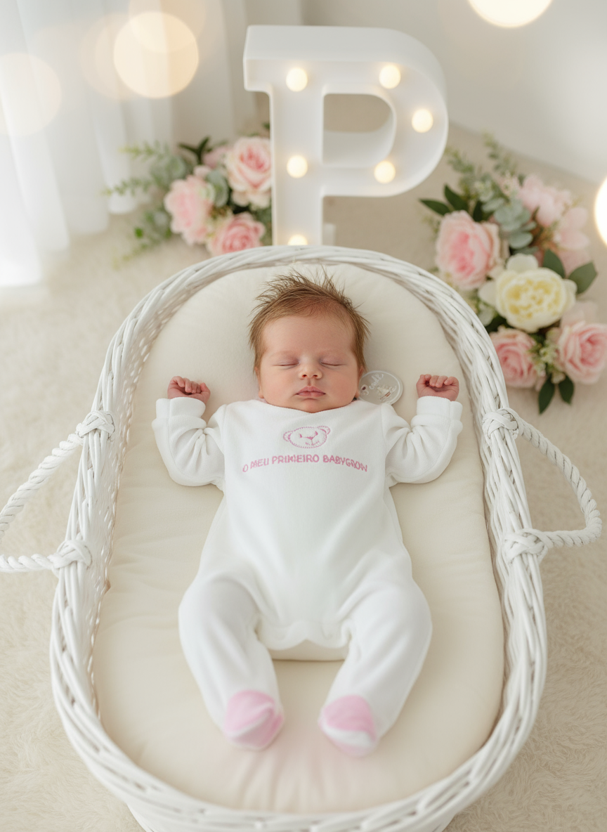 Conjunto primeira roupinha VELUDO