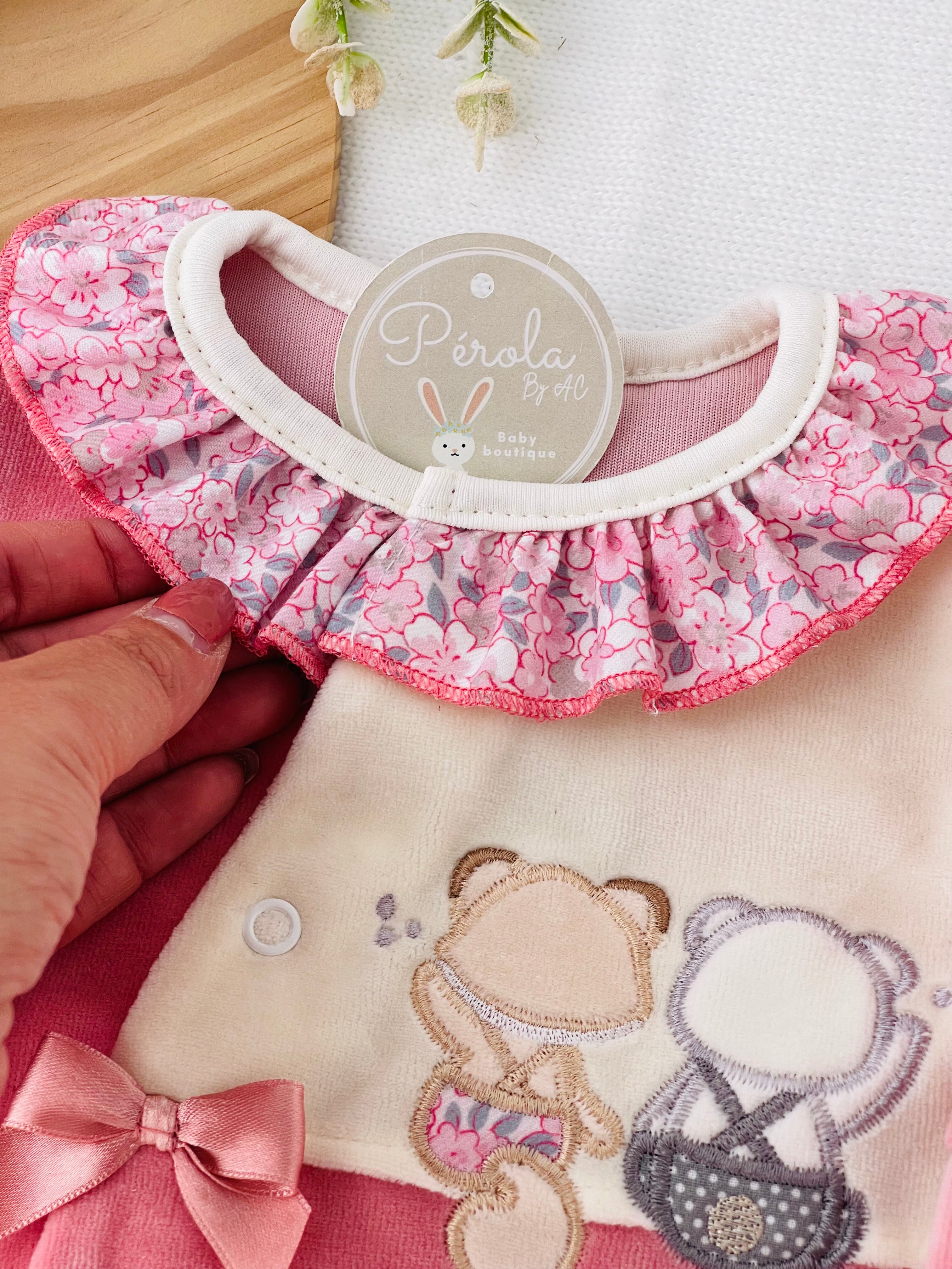 Babygrow amigos em veludo