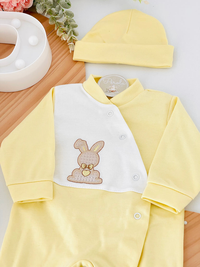 Babygrow coelho algodão