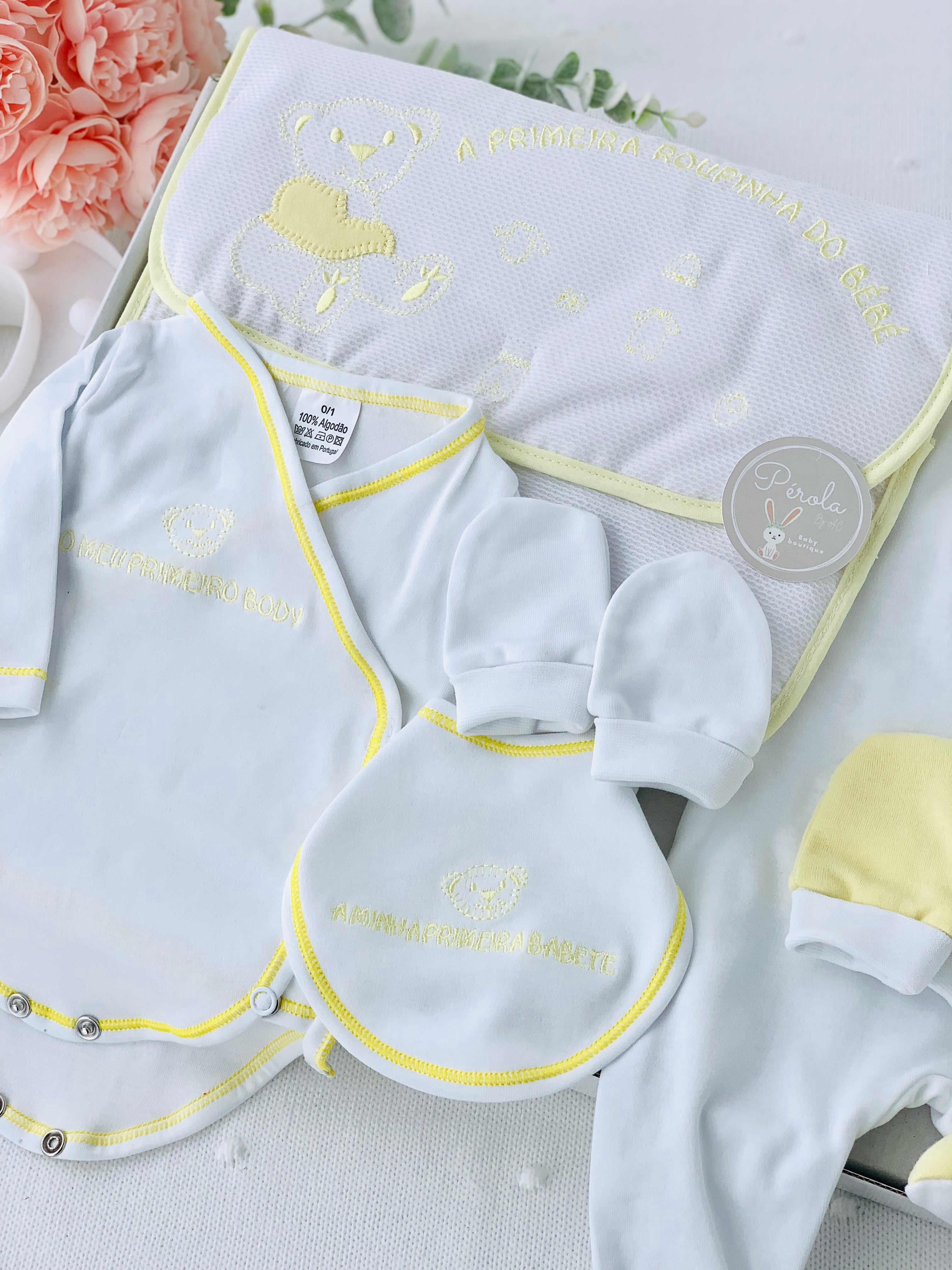 Conjunto primeira roupinha ALGODÃO