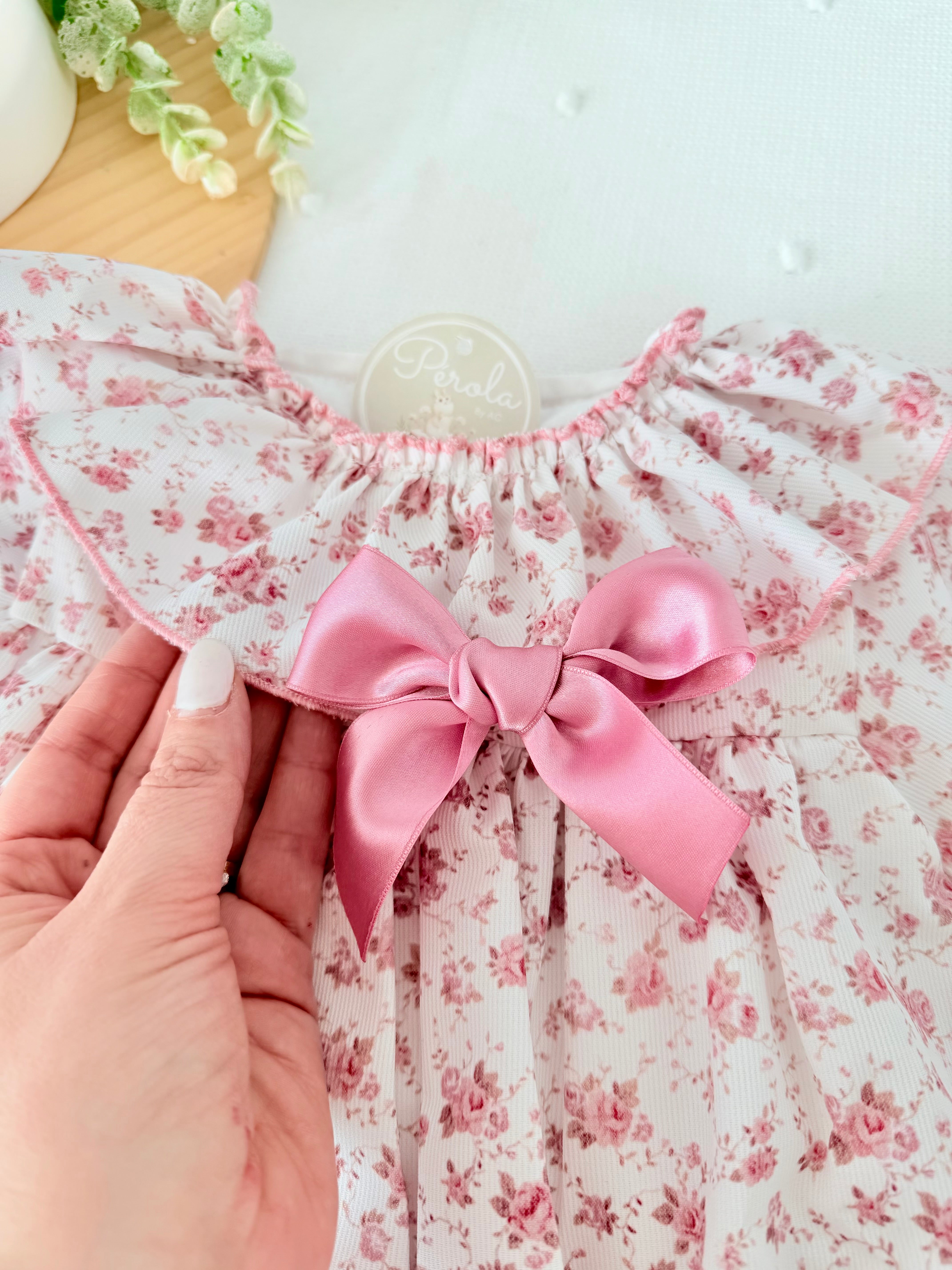 Vestido flores 6-24M