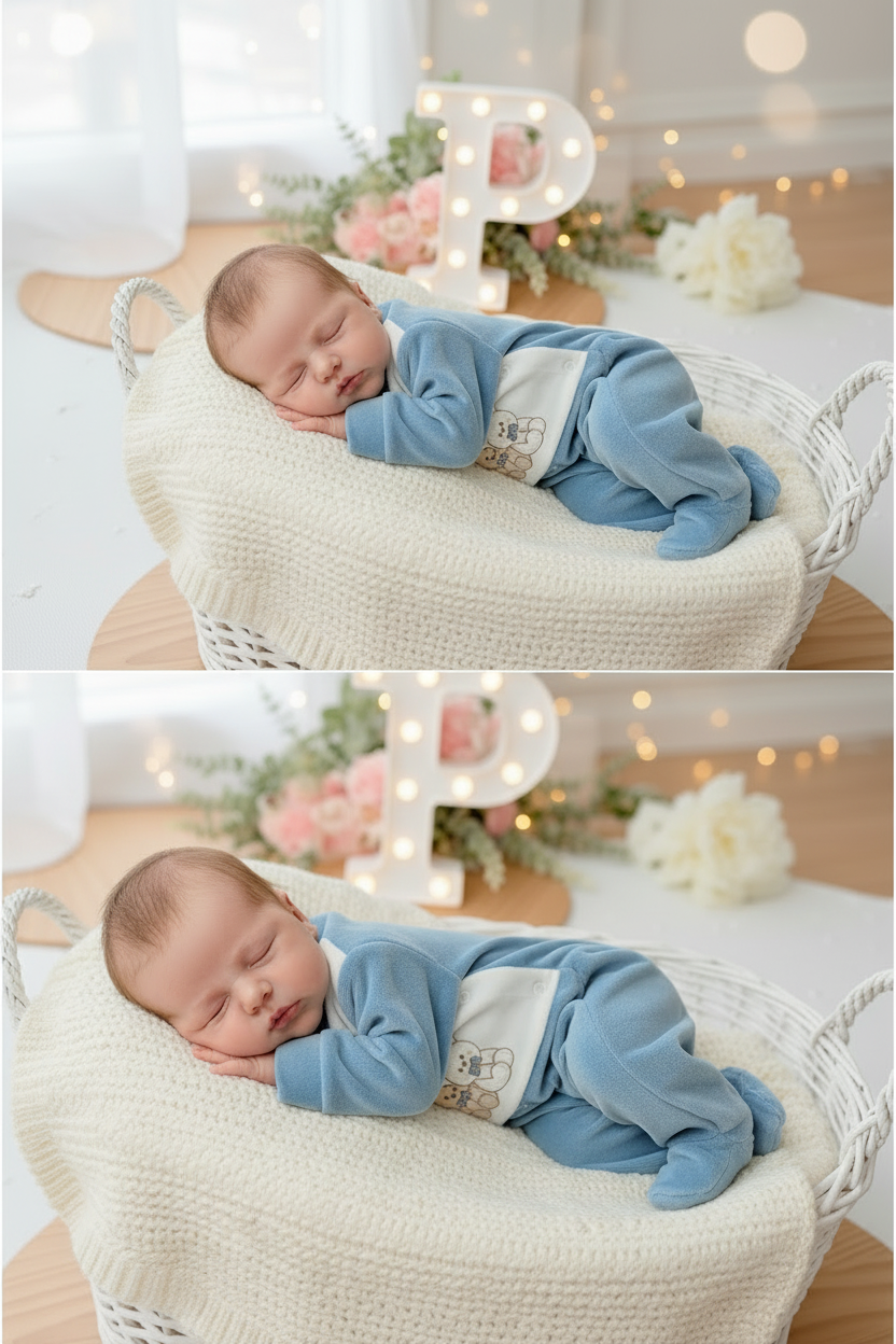 Babygrow ursos em veludo