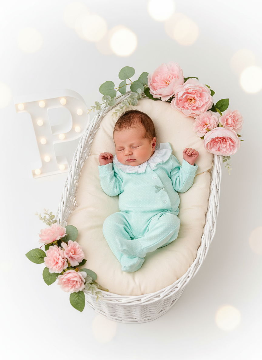 Babygrow pintinhas ALGODÃO