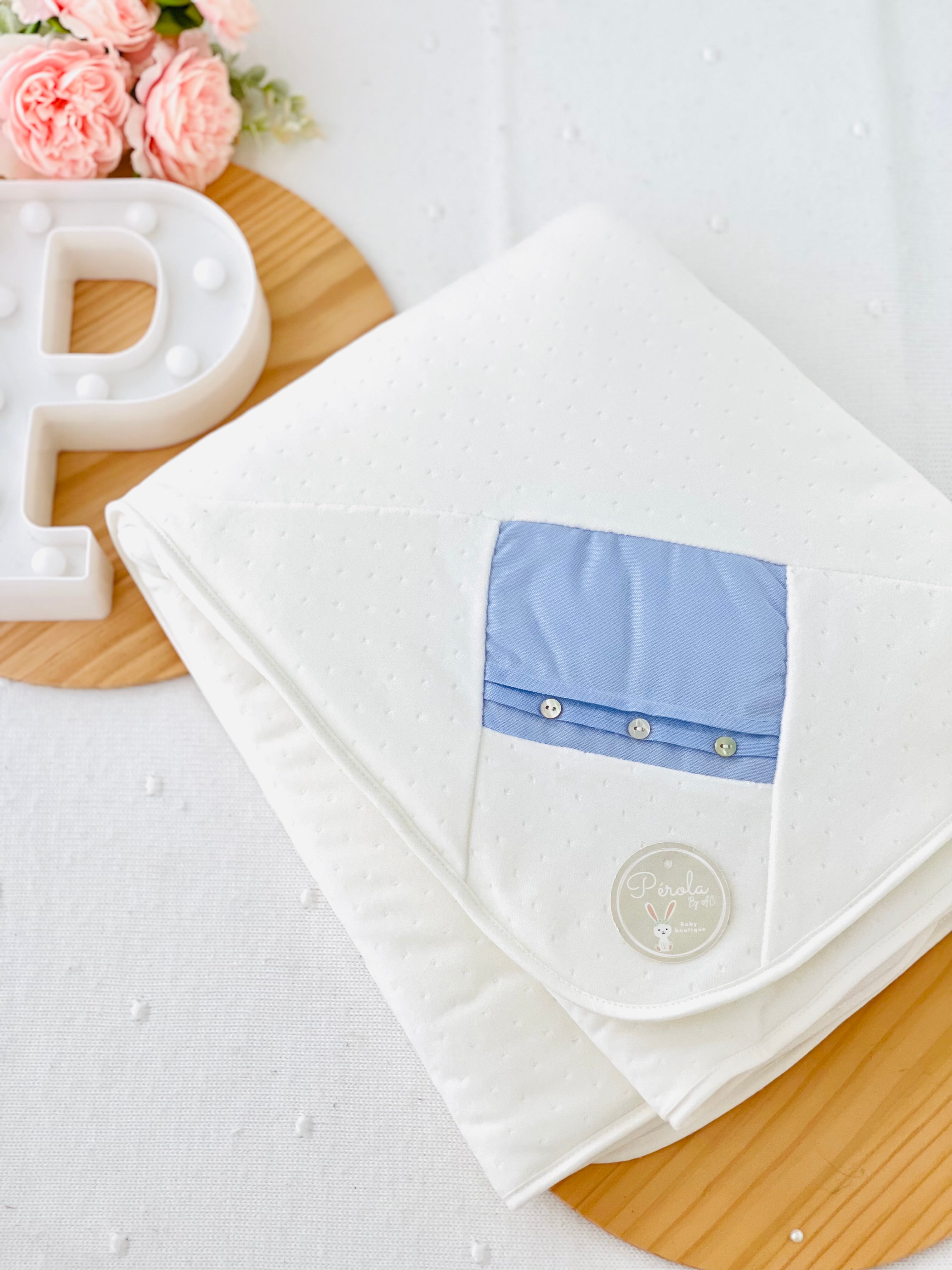 Manta em veludo elegante