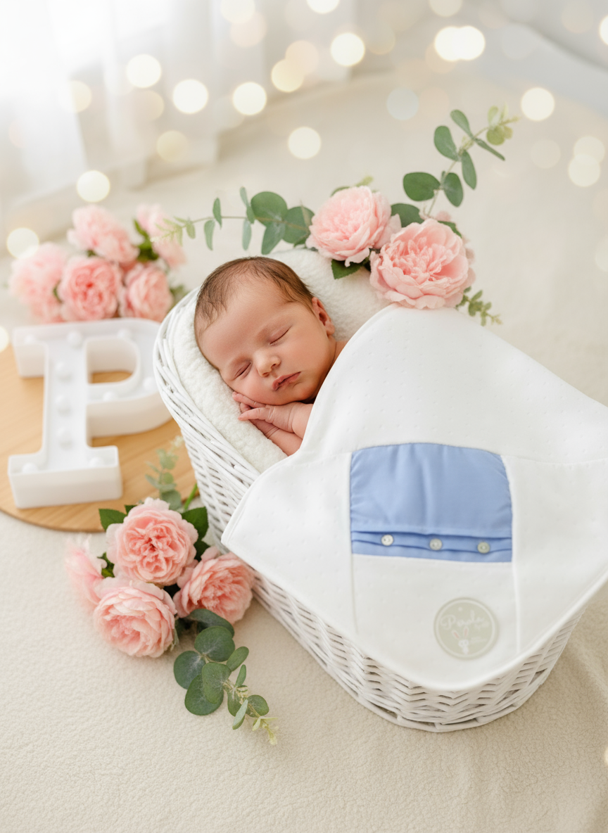 Manta em veludo elegante