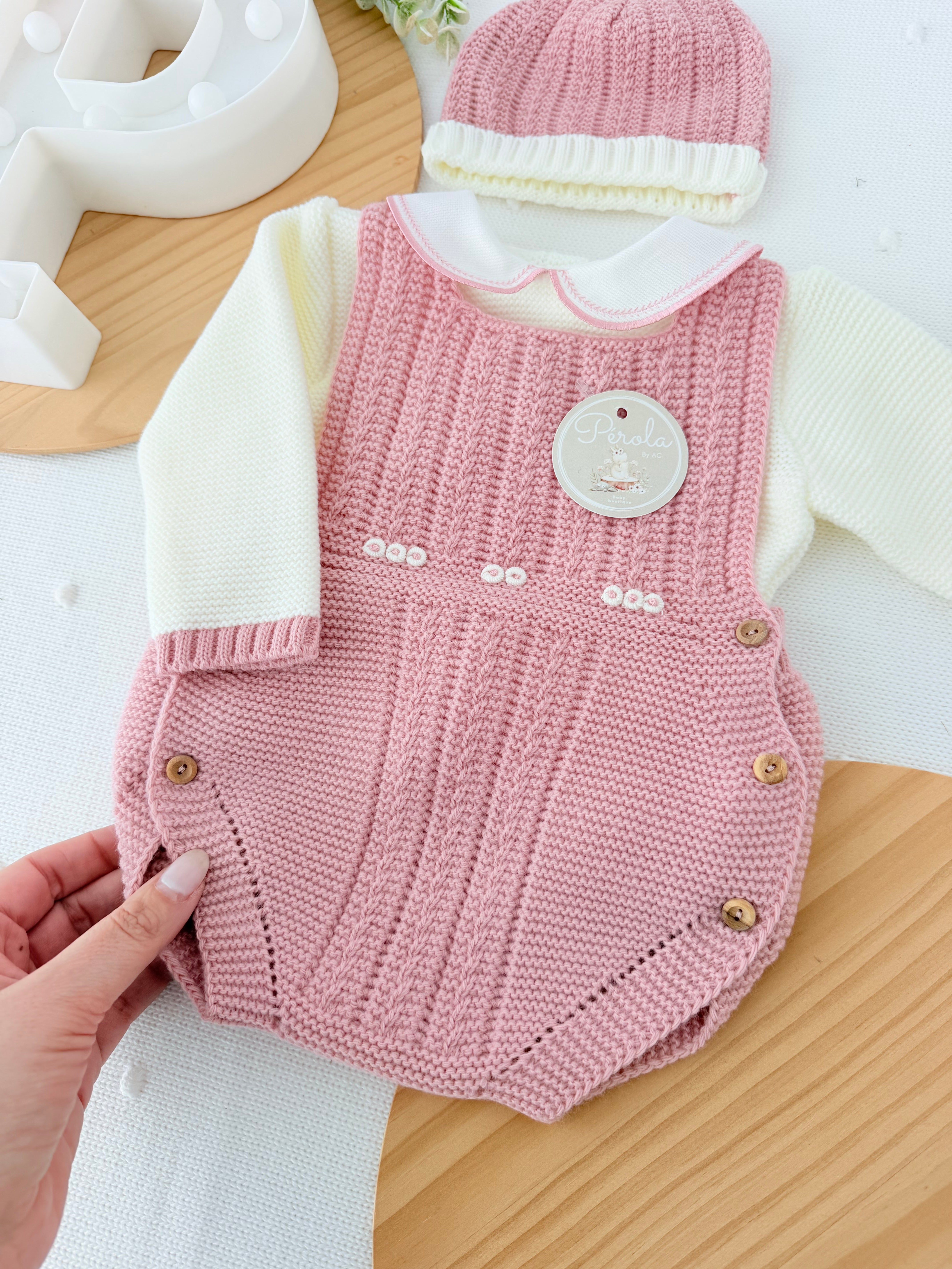 Fofo, camisola e gorro Outono Inverno 3M