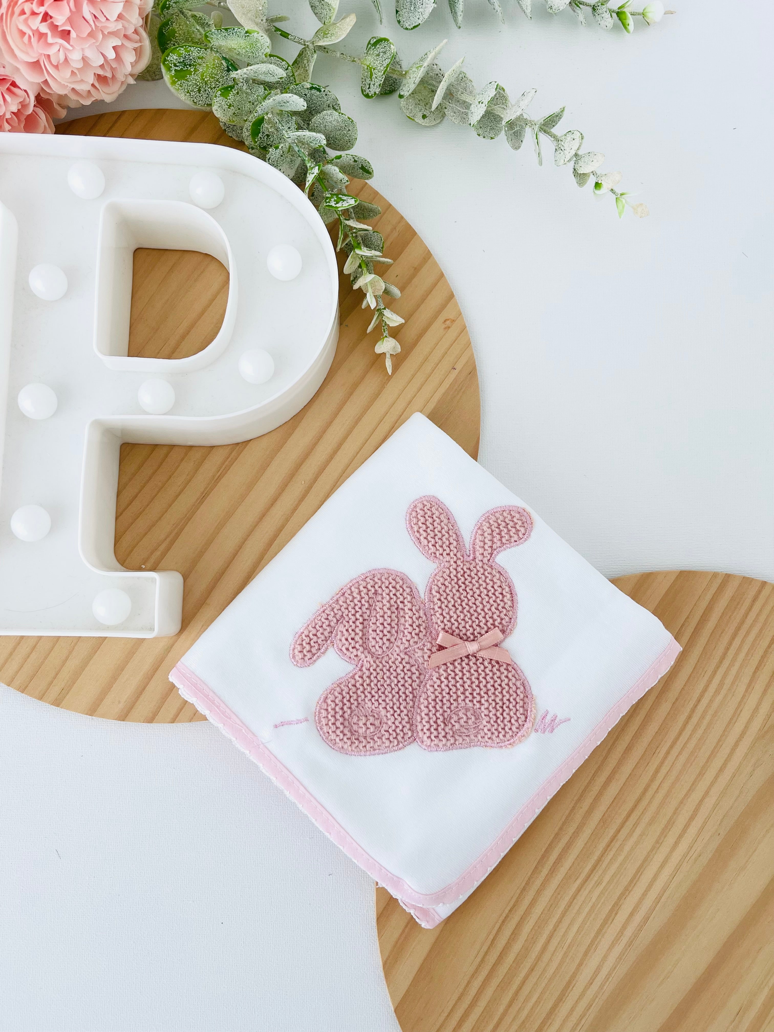 Fralda tema coelhinhos