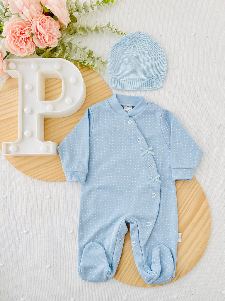 Babygrow pintinhas algodão