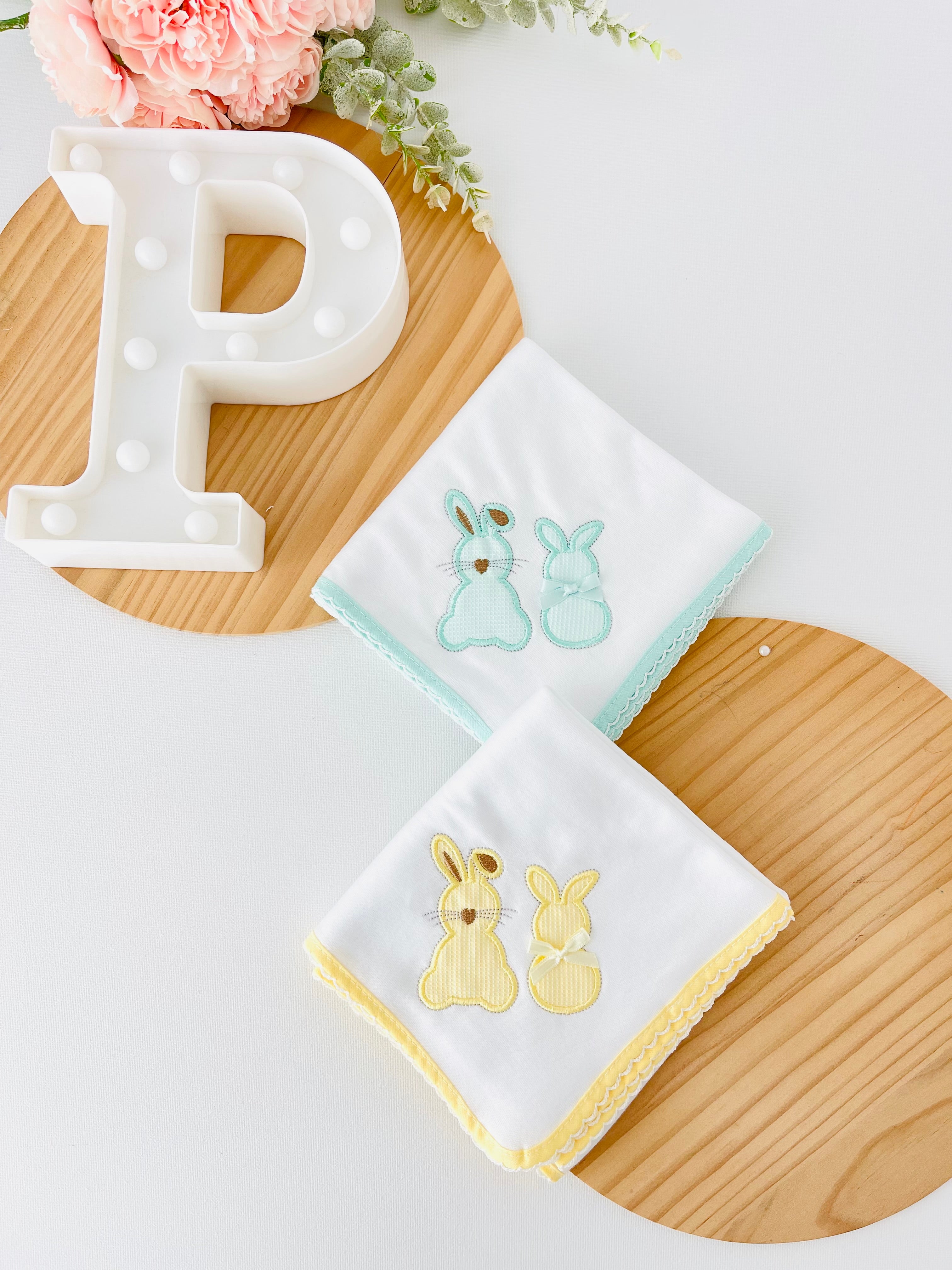 Fralda tema 2 coelhos