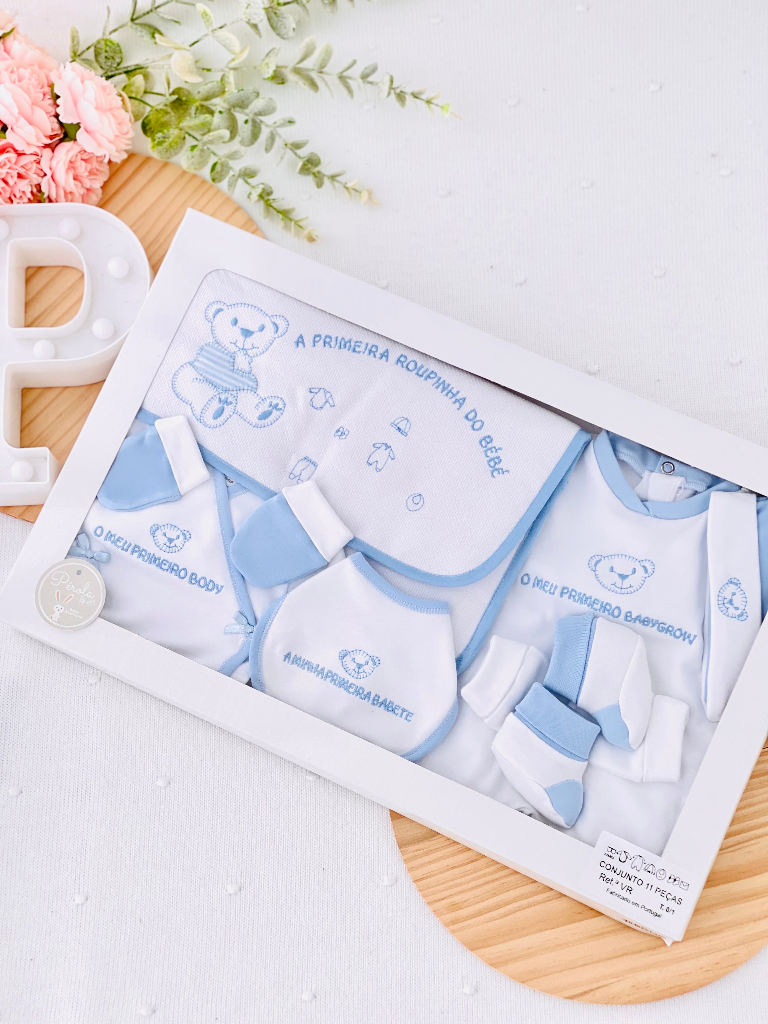 Conjunto primeira roupinha ALGODÃO