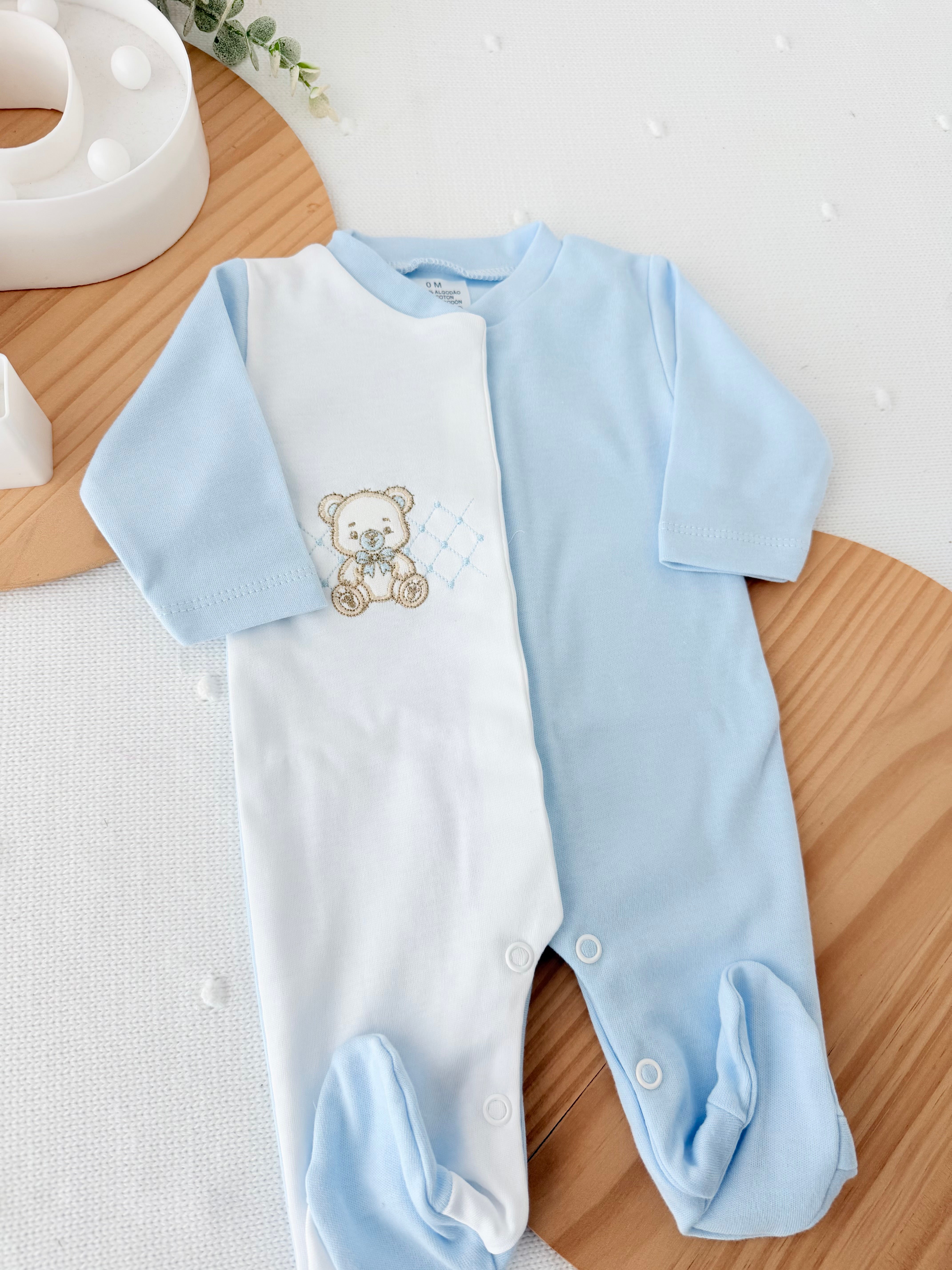 Babygrow ursinho em algodão