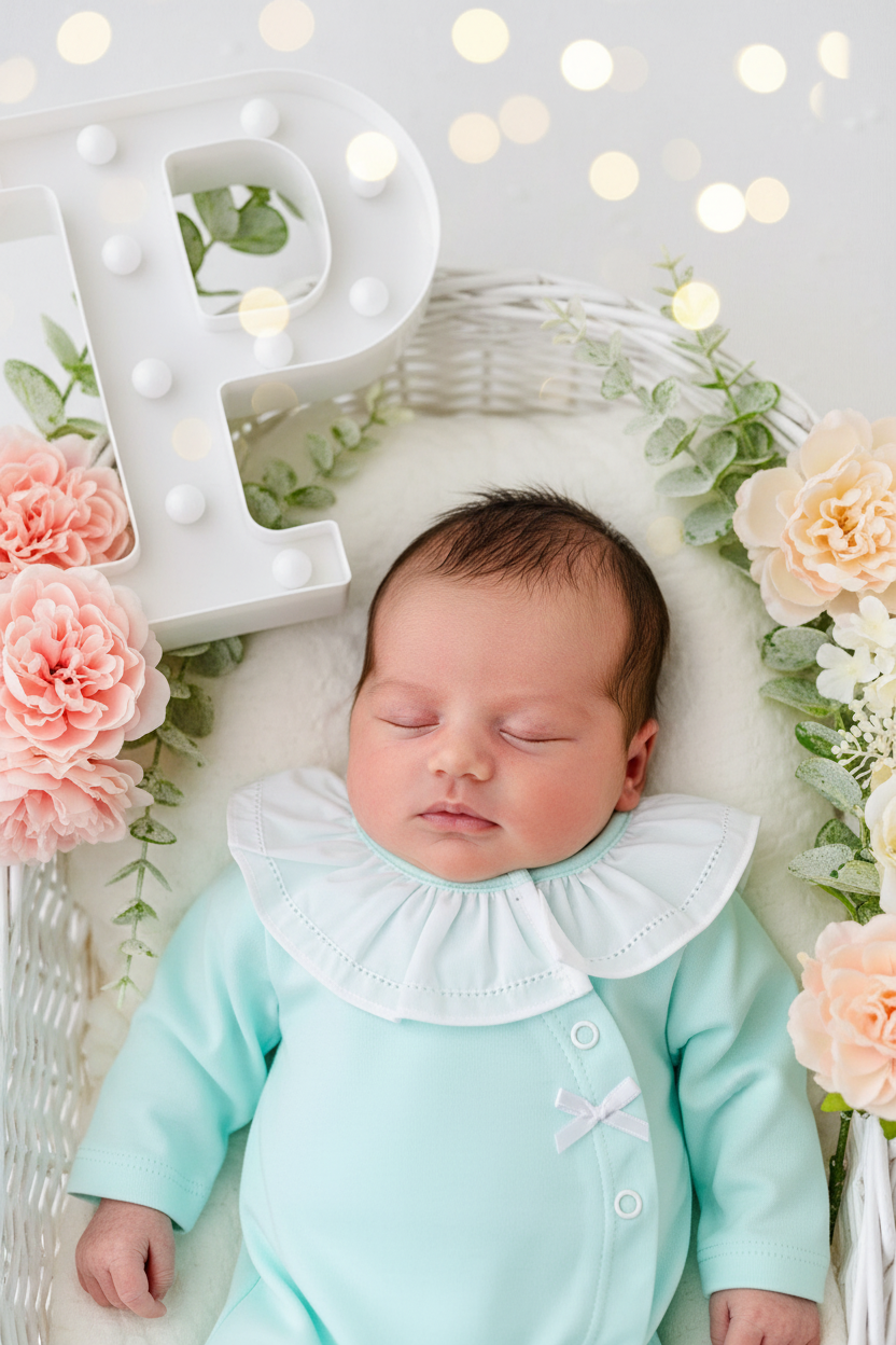 Babygrow carinho em ALGODÃO com golinha grande