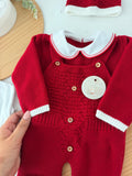 Pack Saída de Maternidade Vermelho · 5 Peças