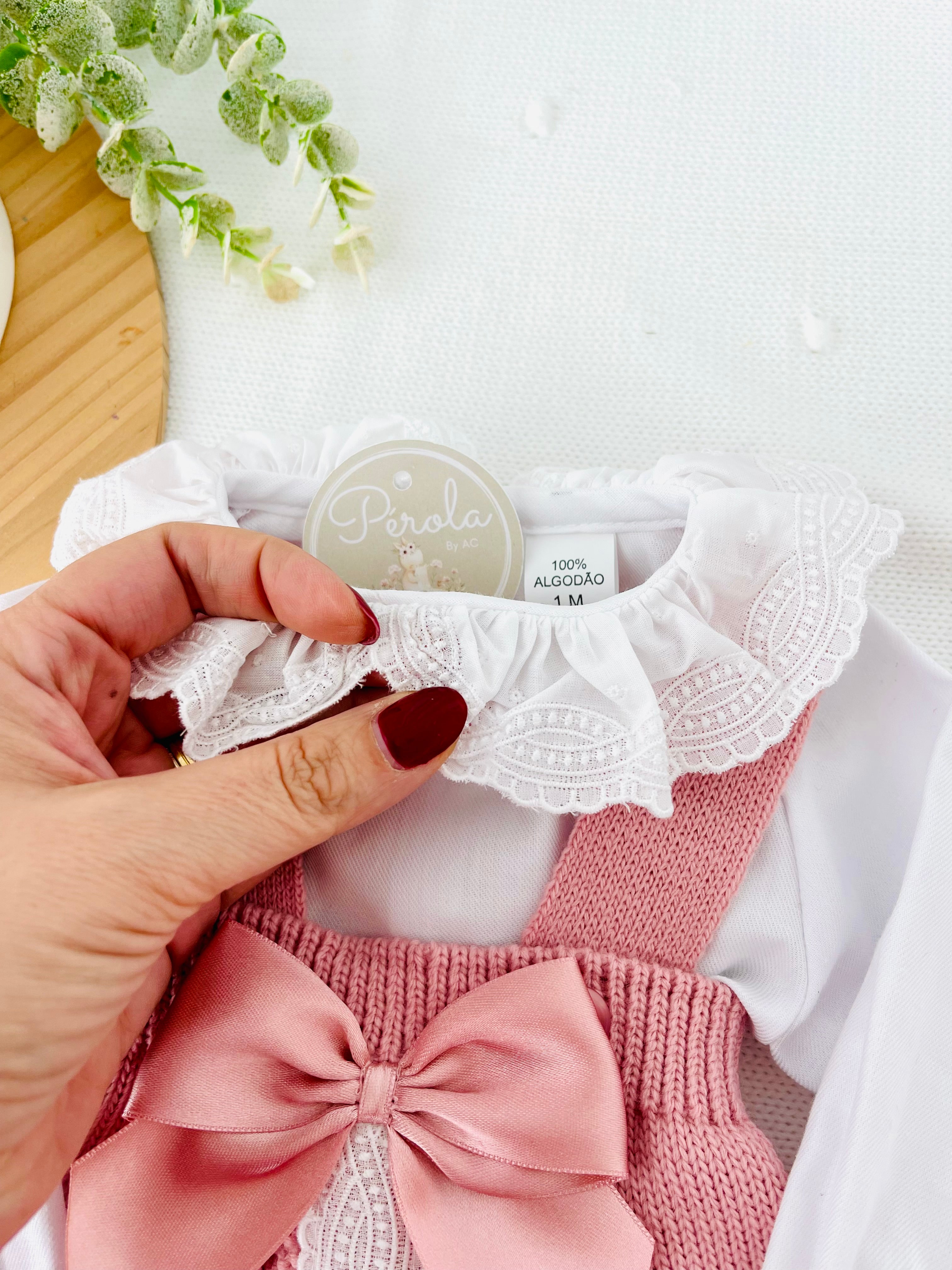 Fofo e camisola rosa velho - oferta carapins