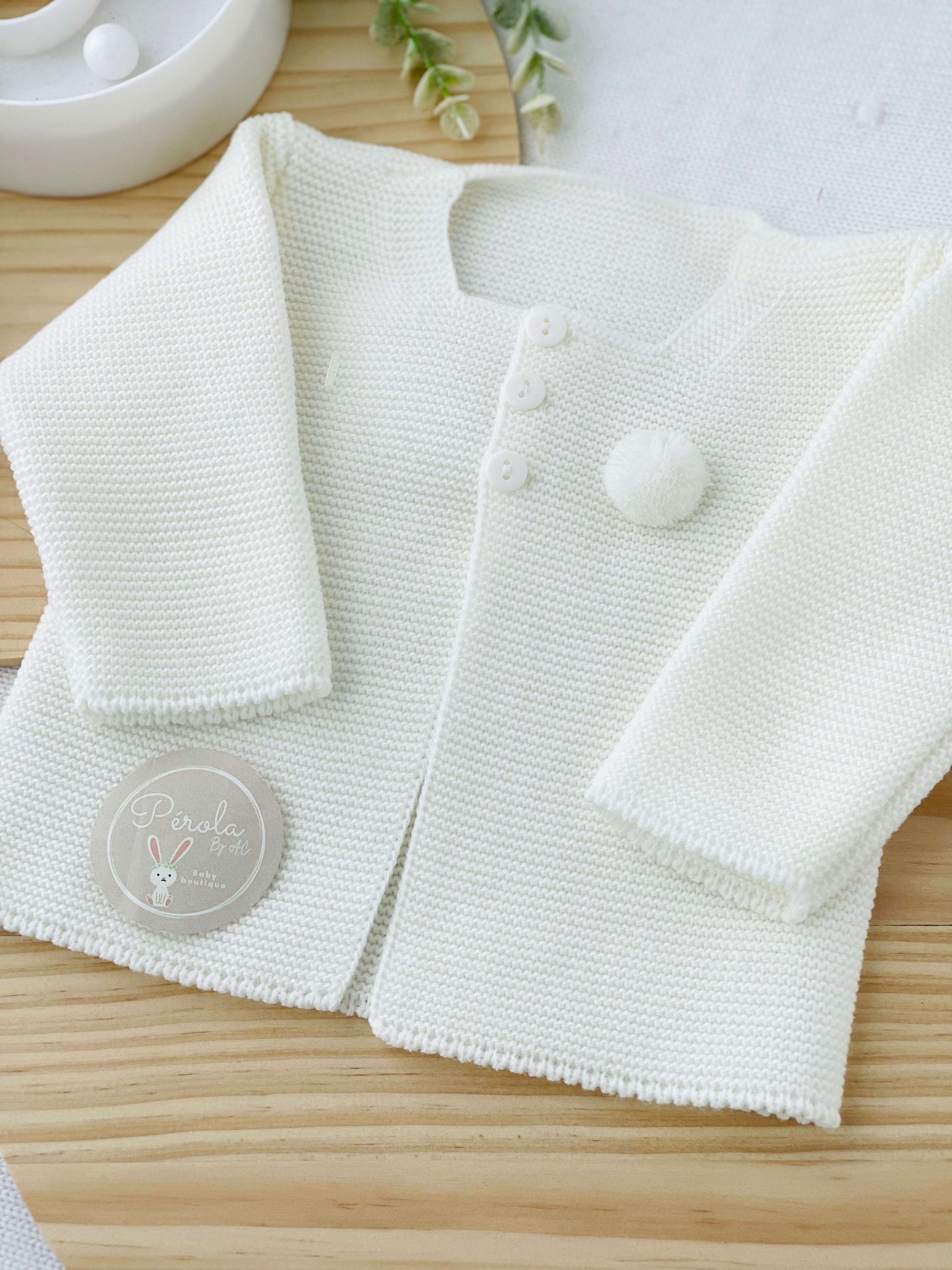 Casaco pompom fofinho