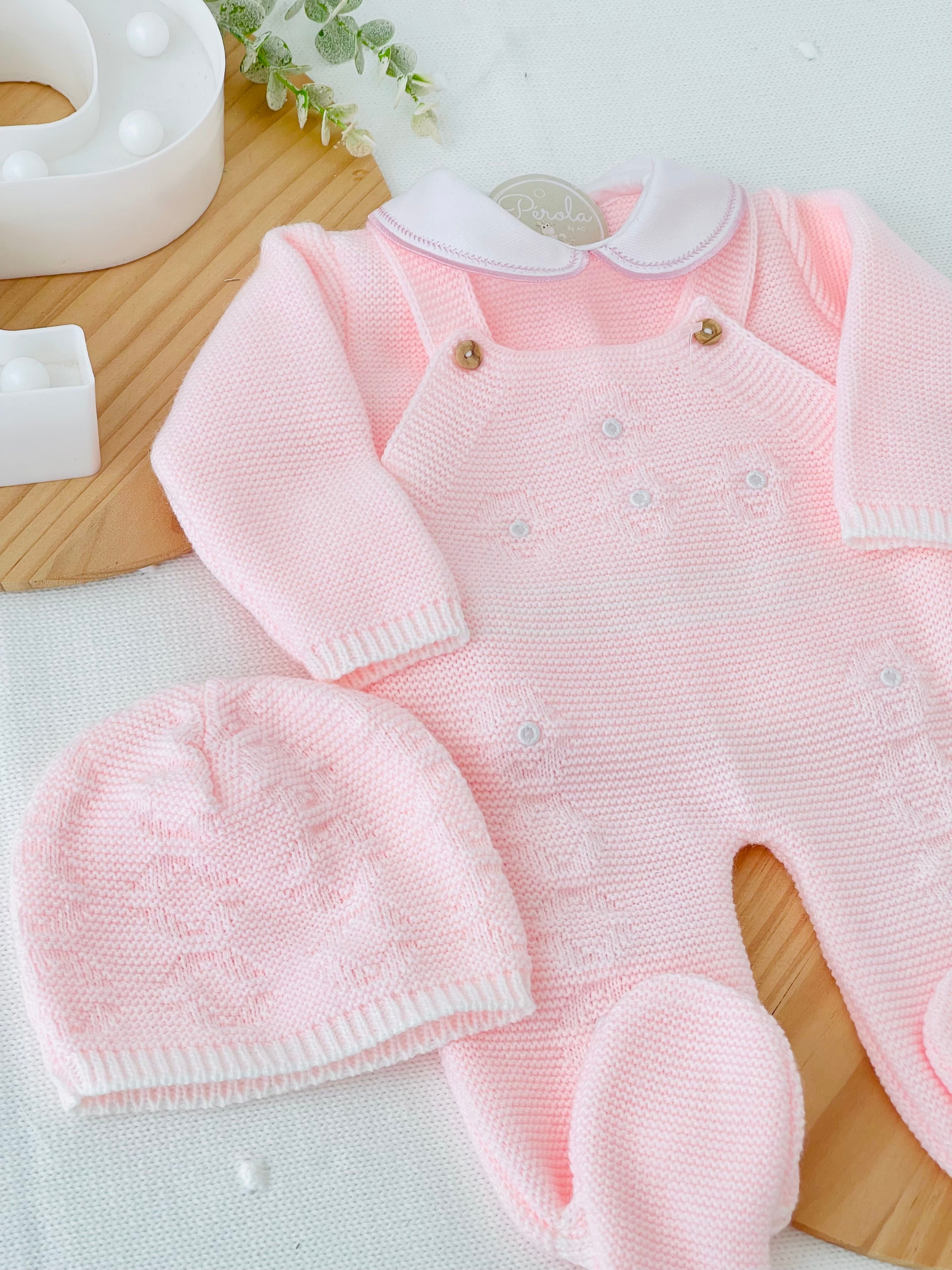 Saída de maternidade rosa