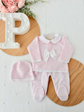 Conjunto rosa 100% algodão