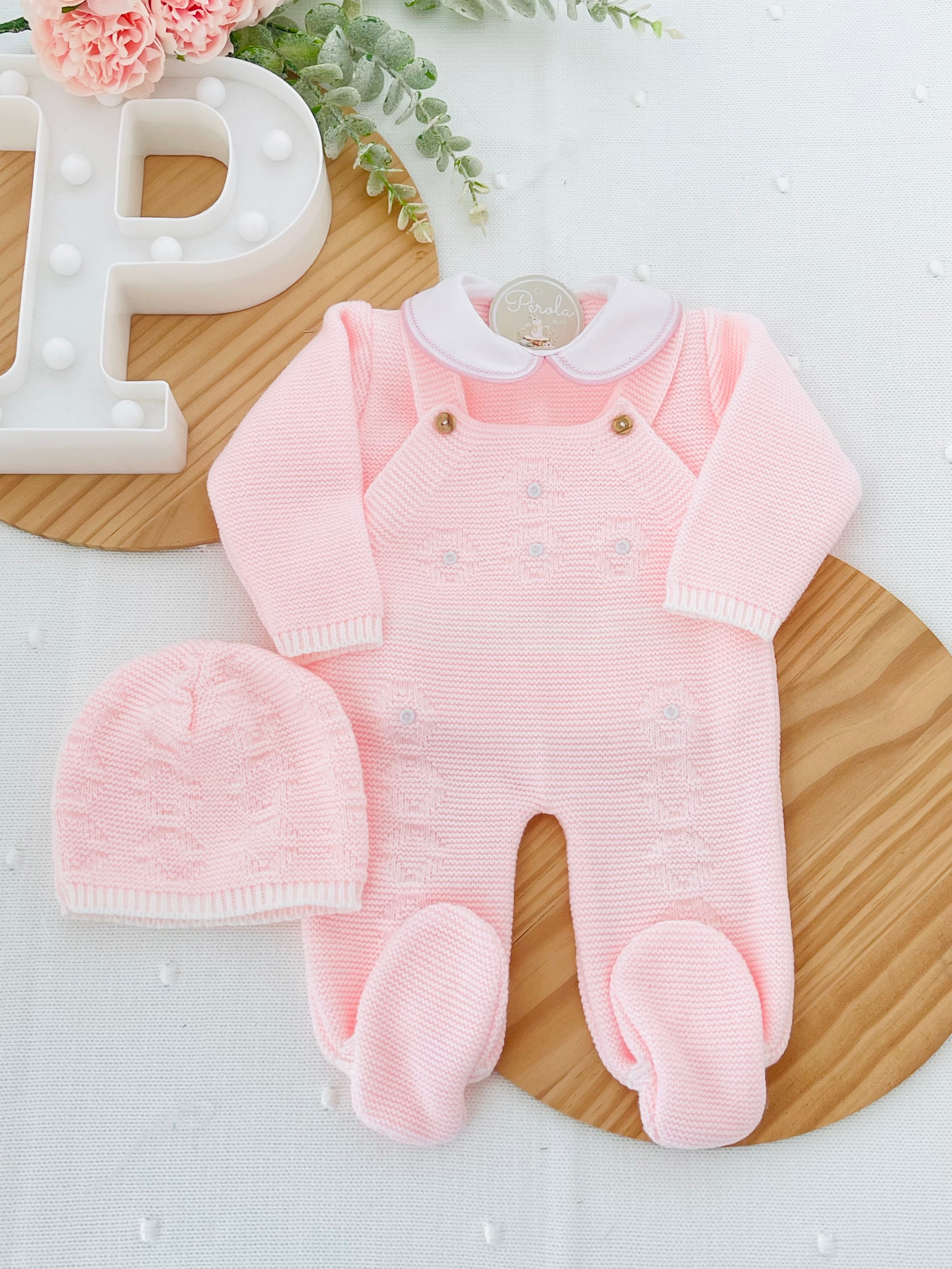 Saída de maternidade rosa