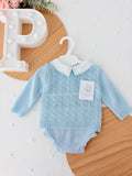 Conjunto azul : camisola e tapa fraldas 1/3M