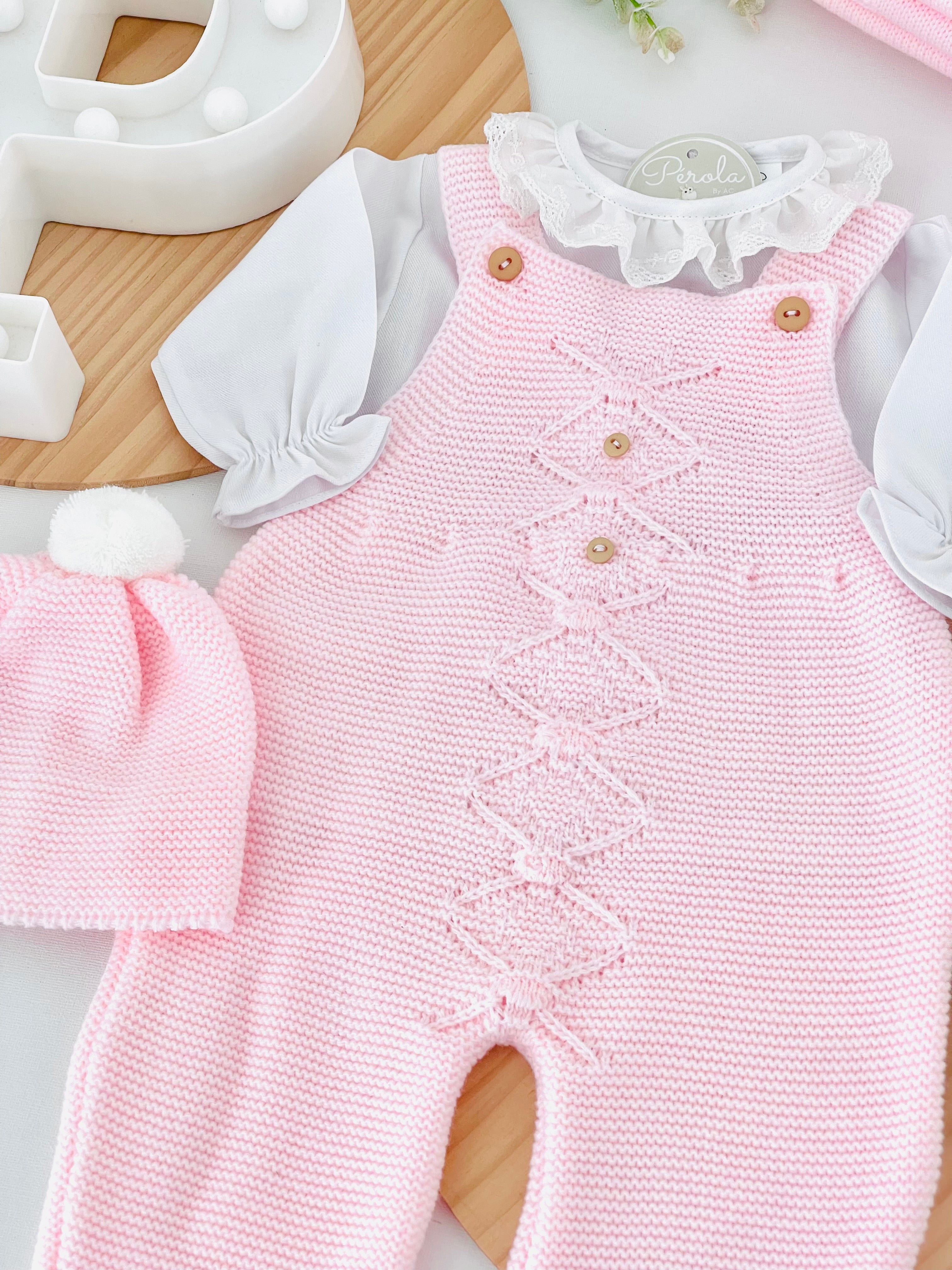 Conjunto recém nascido: 3peças Outono/Inverno