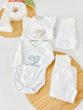 Pack oportunidade 4 peças: 2 bodies e 2 calças