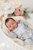 Babygrow algodão laços