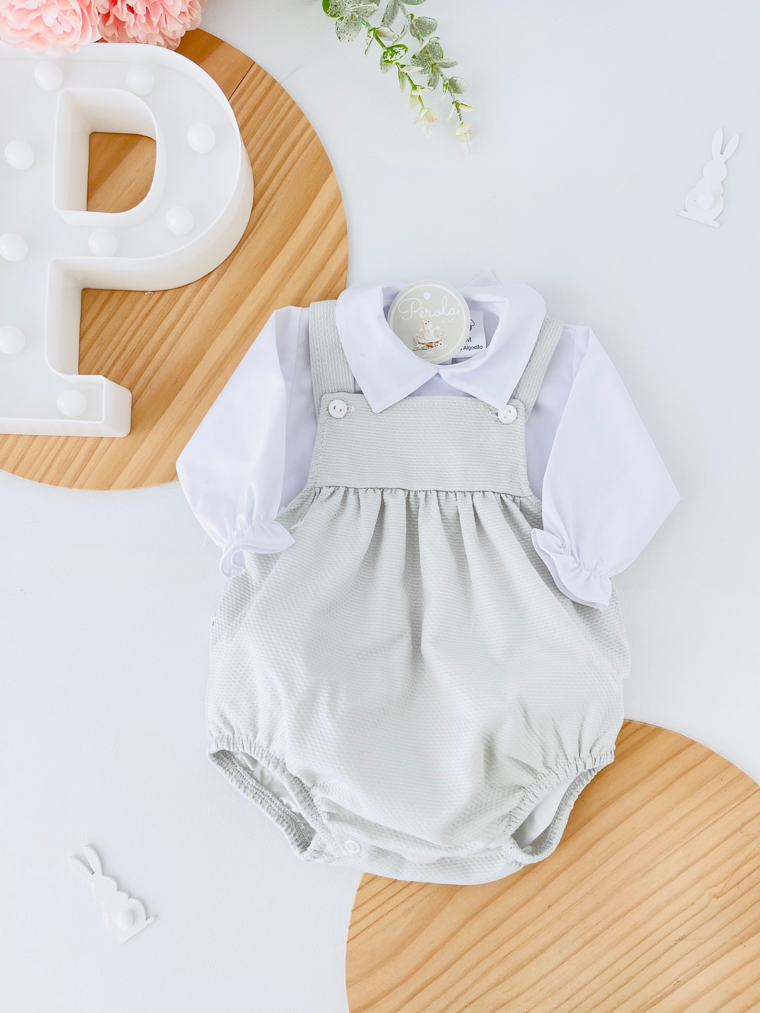 Conjunto: fofo e camisa