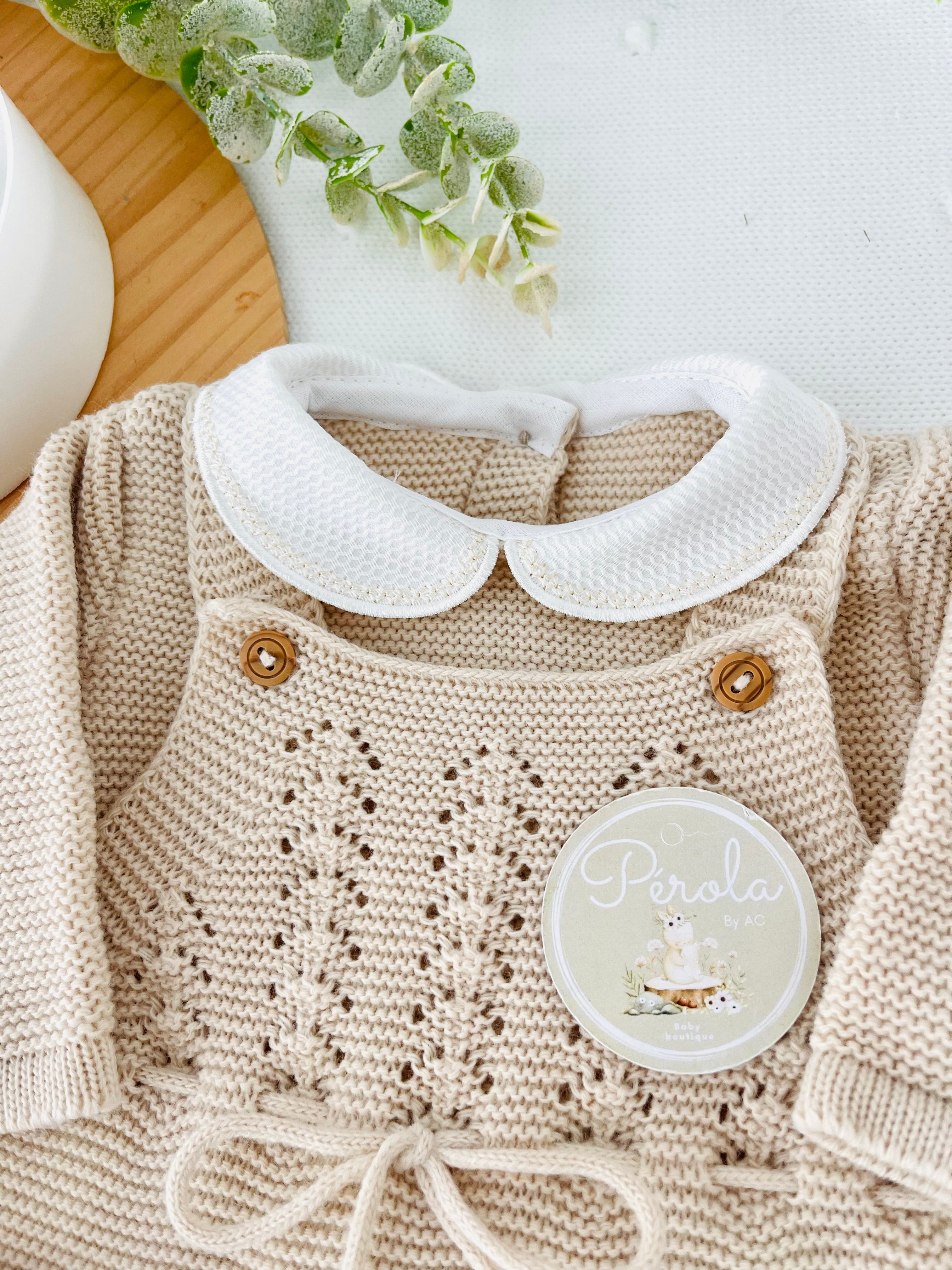 Saída de maternidade pompons